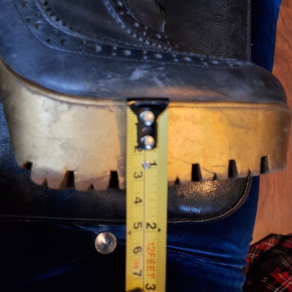 Biker Chic Tread Platform Bootie - image 6